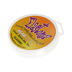 Elastoma sieraden elastiek transparant 0,8mm Rol 100 meter