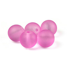 Glaskraal mat roze