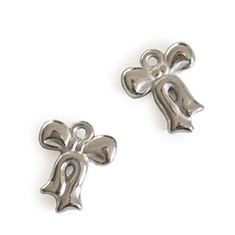 Metaal-look hanger strikje