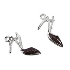Hanger pump zilver met zwart epoxy