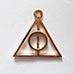 Hanger triangel symbool HP rose goudkleur