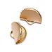 Lintklem half rond - goudkleur - per 20 stuks