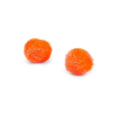 Pompoms 8mm Spicy orange - 100 stuks